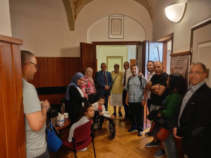 Algerian community in Finland continues to flock to the polling centre in Helsinki